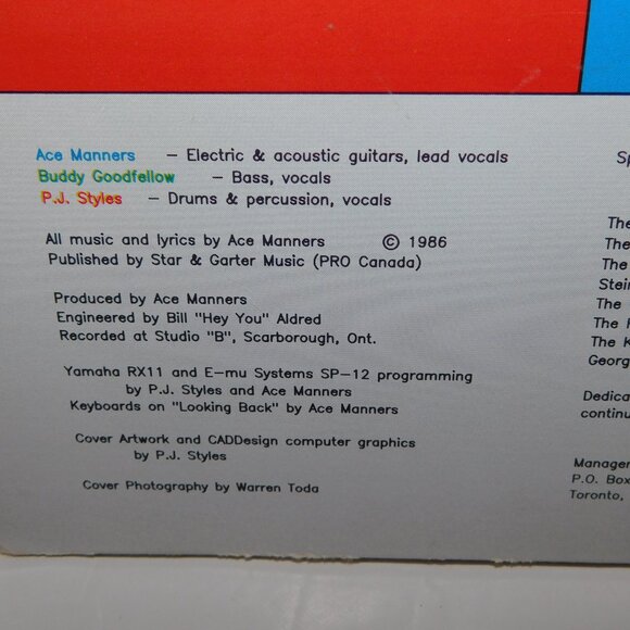 VTG 1986 Canadian Rock Band KIDEO Kids Can Rock and Roll Vinyl LP Record - Picture 4 of 8